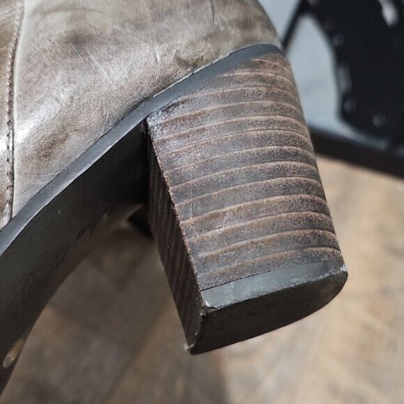 Arturo Chiang Ankle Boots with Cuffed Top and Rounded Toe Size 6.5 - Picture 5 of 8